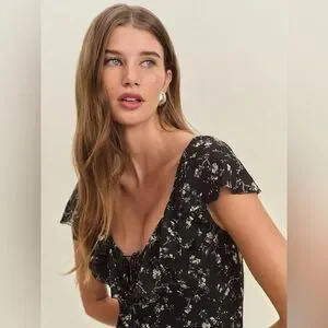 Reformation Dresses Reformation Gaelle Dress In Lucien Brand